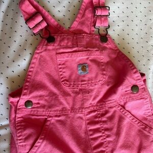 Carhartt Kids Bright Pink Overalls